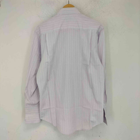 jhane barnes ストライプ ロングスリーブ シャツ メンズ 32-33