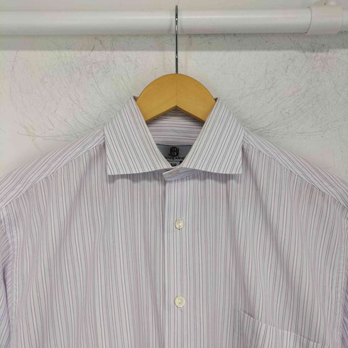 jhane barnes ストライプ ロングスリーブ シャツ メンズ 32-33