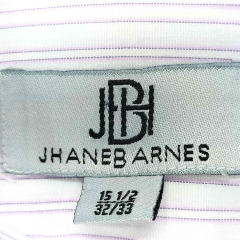 jhane barnes ストライプ ロングスリーブ シャツ メンズ 32-33