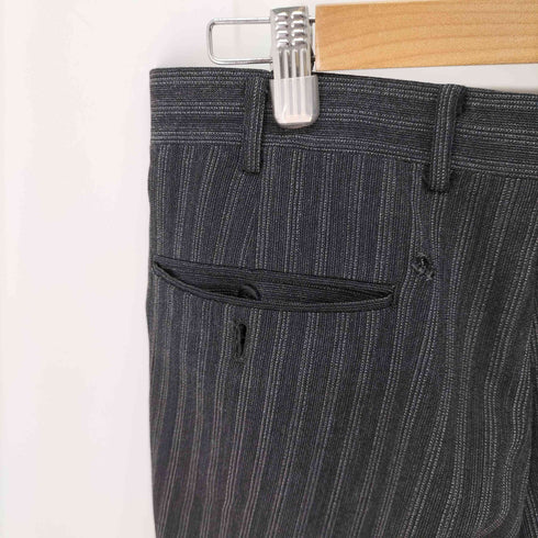 ストライプ 2タック ワイドスラックス メンズ 85