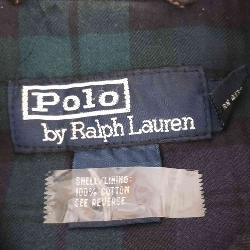 ポロバイラルフローレン Polo by RALPH LAUREN ポニー刺繍 裏ブラックウォッチ スイングトップ メンズ JPN:M