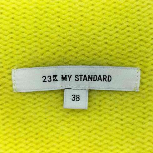 ニジュウサンク 23区 MY STANDARD カシミヤブレンドバルキー ロールネックニット レディース JPN:38