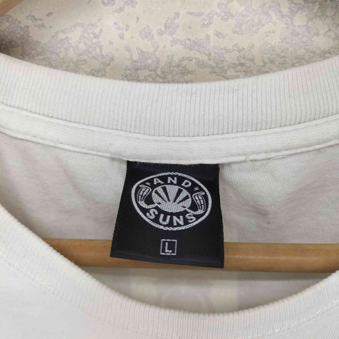 ANDSUNS ガールプリントS/S Tシャツ メンズ L