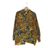 dalmys アニマル柄開襟シルクシャツ メンズ L