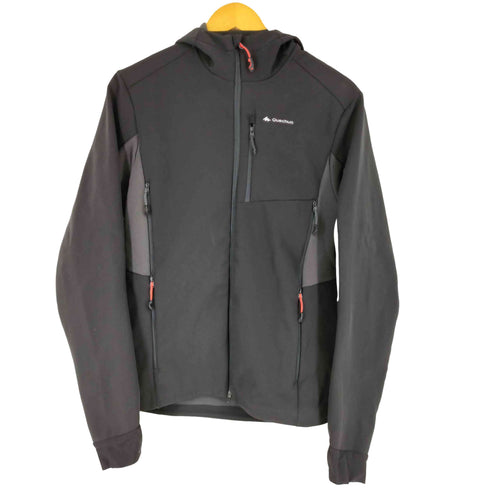 QUECHUA ストレッチシェルジップアップパーカー レディース import:S