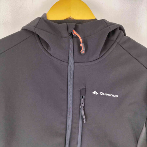 QUECHUA ストレッチシェルジップアップパーカー レディース import:S