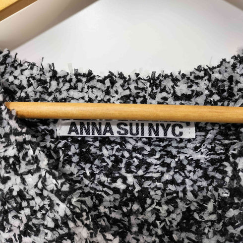 アナスイ ANNA SUI 25SS ANNA SUI NYC ミックスフラッグヤーンニットカーディガン レディース FREE