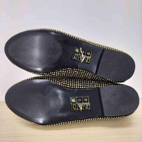 スティーブマデン STEVE MADDEN ストーン 装飾 リボン フラット シューズ レディース 6.5M