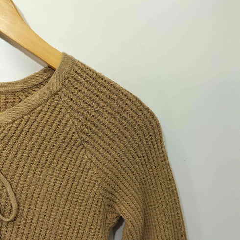 アールエイチシーロンハーマン RHC Ron Herman レースアップ ワッフル編み サーマルニット レディース