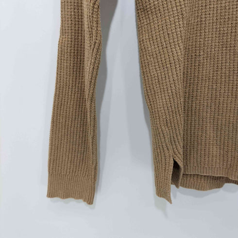 アールエイチシーロンハーマン RHC Ron Herman レースアップ ワッフル編み サーマルニット レディース