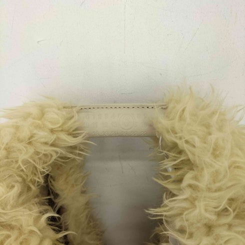 エムエムシックスメゾンマルジェラ MM6 Maison Margiela フェイクファー トライアングルバッグ レディース
