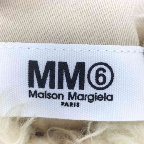 エムエムシックスメゾンマルジェラ MM6 Maison Margiela フェイクファー トライアングルバッグ レディース