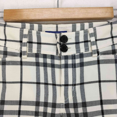 バーバリーブルーレーベル BURBERRY BLUE LABEL チェック柄ストレートパンツ レディース 35