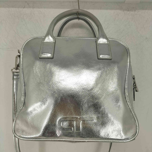 アダムエロペ Adam et Rope ロゴスクエア ボストンバッグ レディース