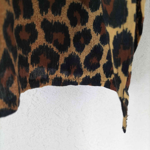 PETERPOPOVITCH レオパードシャツ メンズ