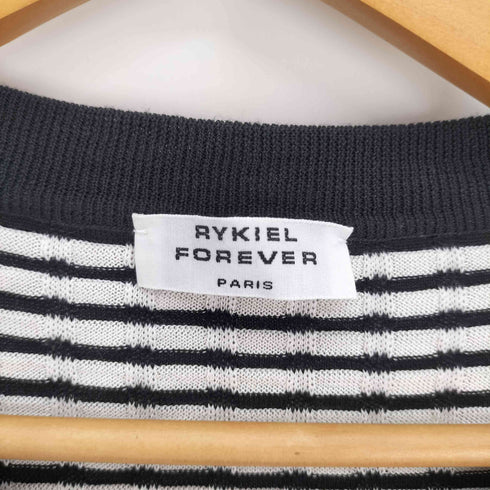ソニアリキエル SONIA RYKIEL ボーダー 刺繍デザイン ニット レディース import:S