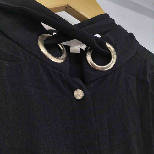 リエンダ rienda ハトメボウタイロングスリーブシャツワンピース レディース JPN:M