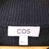 コス COS ハーフジップ ボーダー メリノウール ニットセーター レディース import:XS