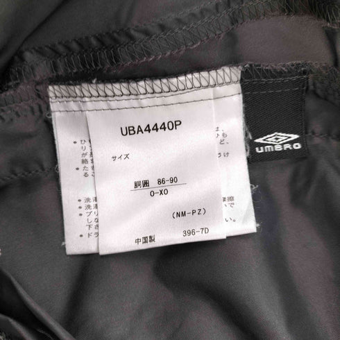 アンブロ UMBRO ベクターロゴ プリント イージー ナイロン ビステ パンツ 裾ジップ メンズ O-XO
