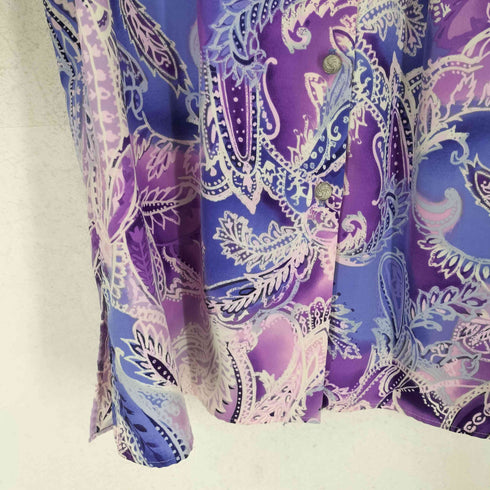 MAGGIE SWEET USA製 ペイズリー柄シャツ メンズ L