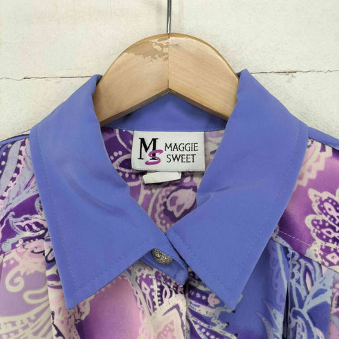 MAGGIE SWEET USA製 ペイズリー柄シャツ メンズ L