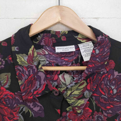 WHITE STAG 花柄レーヨンシャツ メンズ 3X