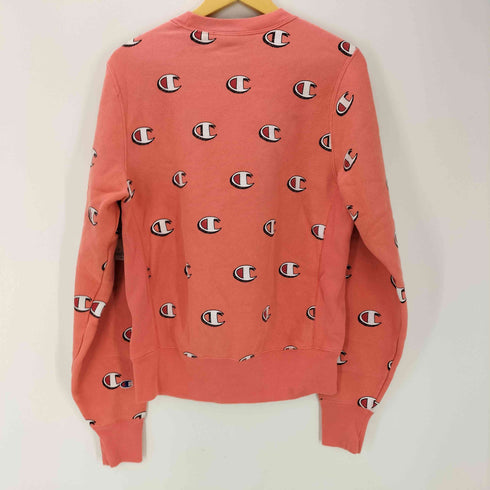 チャンピオン Champion 青単 復刻 REVERSE WEAVE リバースウィーブ 目付き 総柄 プリント スウェット メンズ import:S