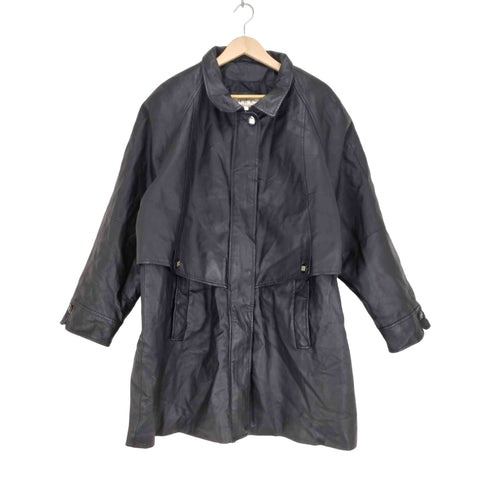 comint Genuine leather キルティングライナーレザーコート レディース XL
