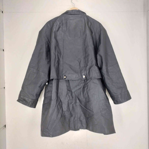 comint Genuine leather キルティングライナーレザーコート レディース XL