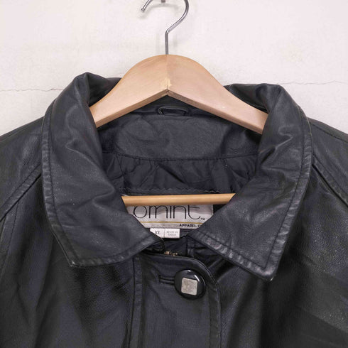 comint Genuine leather キルティングライナーレザーコート レディース XL