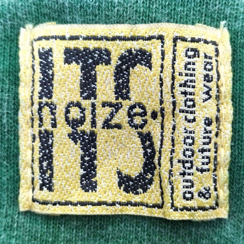 ITS NOIZE チェック ハーフジップ プルオーバーカットソー ボックスシルエット メンズ