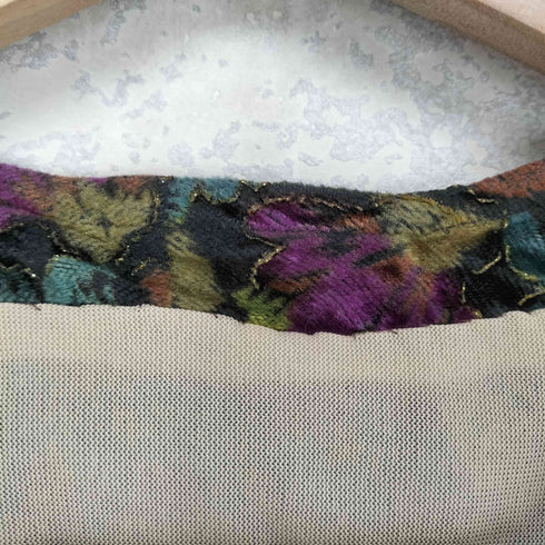 花柄ボタンベスト メンズ