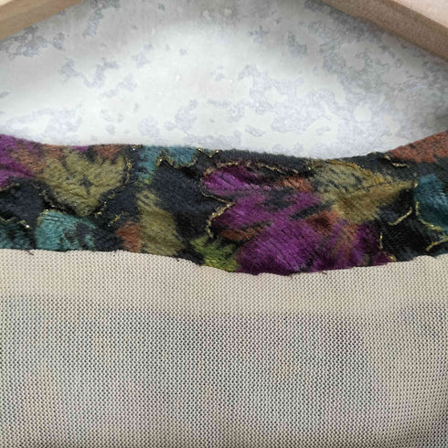 花柄ボタンベスト メンズ