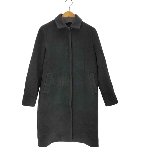 バーバリーズ BURBERRYS BLUE LABEL アンゴラウール ステンカラーコート レディース 40