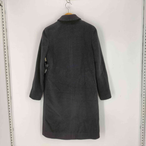 バーバリーズ BURBERRYS BLUE LABEL アンゴラウール ステンカラーコート レディース 40