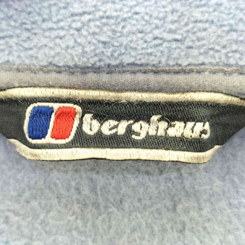 バーグハウス berghaus ロゴ刺繍 ジップアップ フリースジャケット レディース 12
