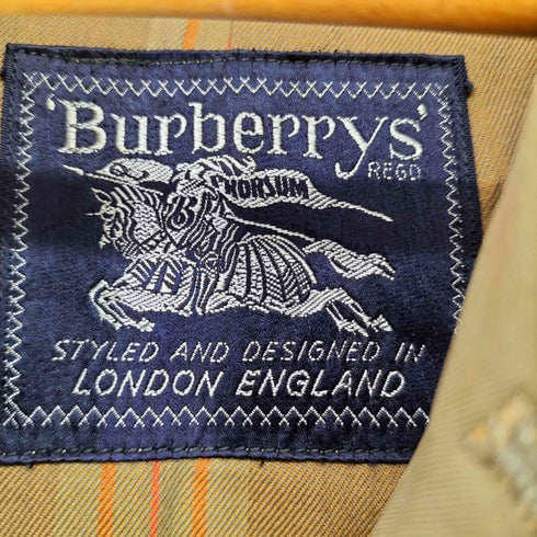 バーバリーズ BURBERRYS 裏地ノバチェック ステンカラーコート メンズ