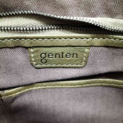 ゲンテン genten アンティーク加工 レザー ワンショルダーバッグ レディース