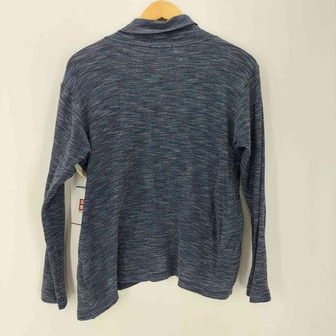 イッセイミヤケ ISSEY MIYAKE 80S 筆タグ ミックスカラー タートルネック コットン ニット セーター レディース 9