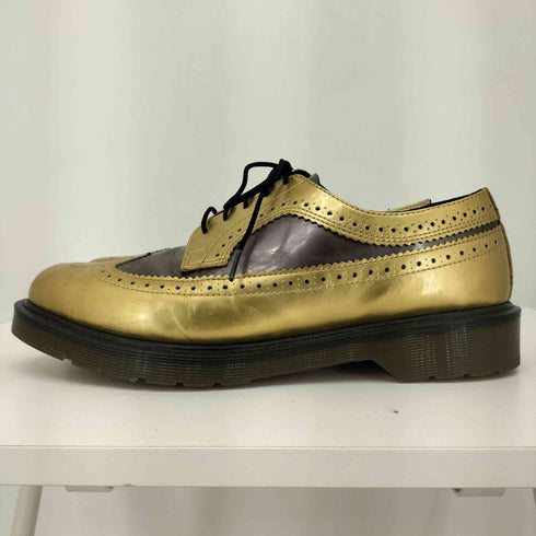 ドクターマーチン Dr.Martens ビンテージ ウィングチップ メダリオン バイカラー レザーシューズ 5ホール メンズ UK:8