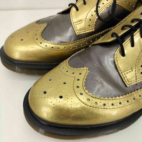 ドクターマーチン Dr.Martens ビンテージ ウィングチップ メダリオン バイカラー レザーシューズ 5ホール メンズ UK:8