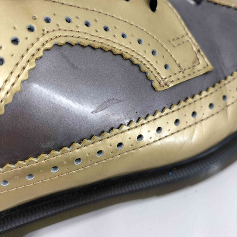 ドクターマーチン Dr.Martens ビンテージ ウィングチップ メダリオン バイカラー レザーシューズ 5ホール メンズ UK:8
