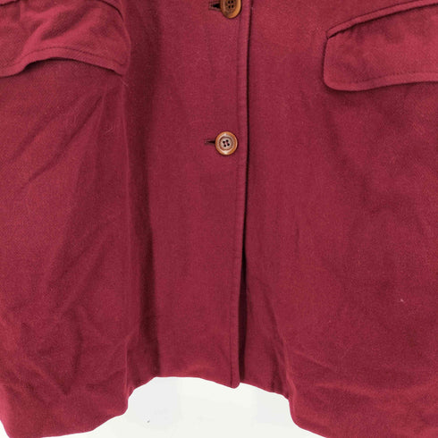 バーバリーズ BURBERRYS 襟ベロア ラグランステンカラーコート レディース