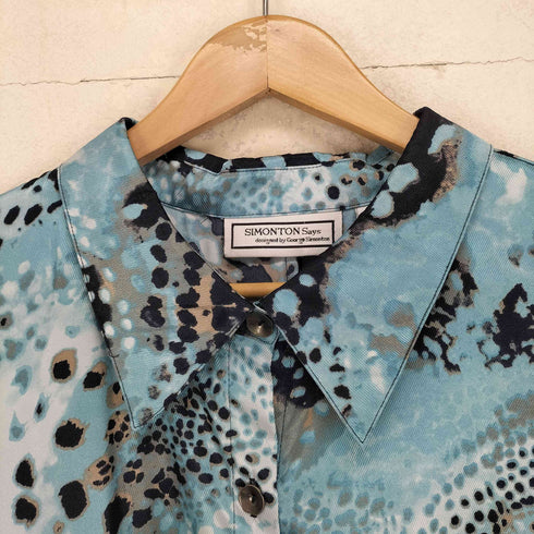 SIMONTON Says 総柄シャツジャケット メンズ 2X