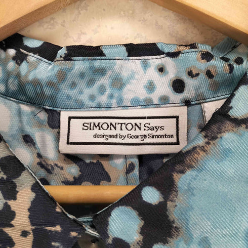 SIMONTON Says 総柄シャツジャケット メンズ 2X