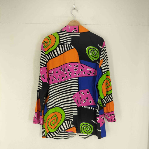 CHRISTI EVAN 総柄1Bテーラードジャケット メンズ