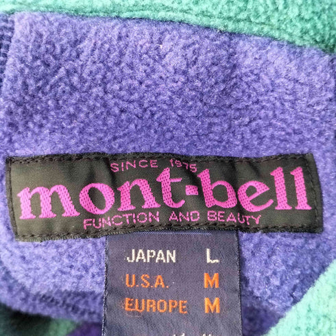 モンベル mont bell ハーフジップ フリースプルオーバー メンズ JPN:L