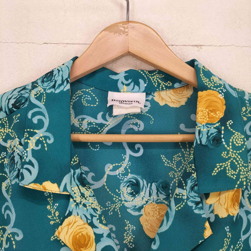 ボンワース BonWorth 花柄開襟シャツ メンズ