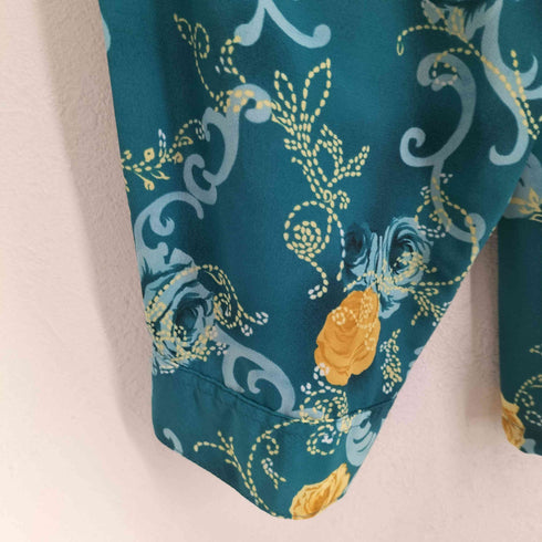 ボンワース BonWorth 花柄開襟シャツ メンズ