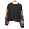 ザラ ZARA 異素材キルティング スウェット レディース import:M